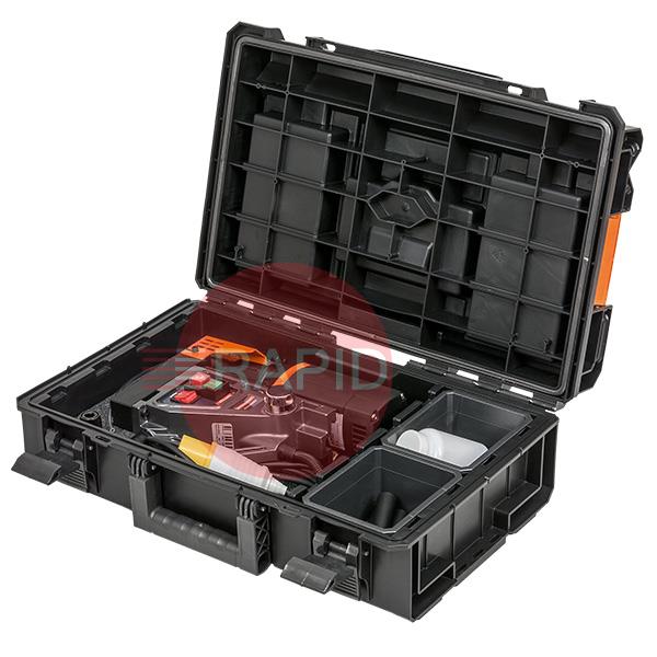 SD24-850035-230  HMT VersaDrive V35 Magnet Drill Pro Kit with STAKIT 200 Carry Case, 230 Volt